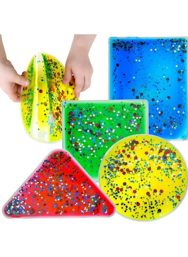SnuzzleMart Sensory Gel Shape Fidget Toy Set – 6 Pieces Pack - Image 3